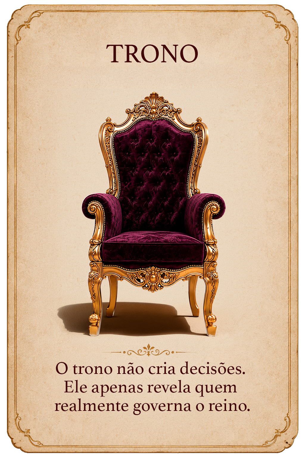 Carta O Trono